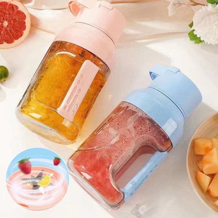 image-New Arrival Summer Electric Juicer Portable Large Capacity 1500ml Juice USB Rechargeable Electric Portable Blender Kitchen Gadgets