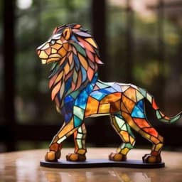 image-Wildlife Metal Art Wildlife Metal Art Base Table Decorations Flat Ornaments Home Decor