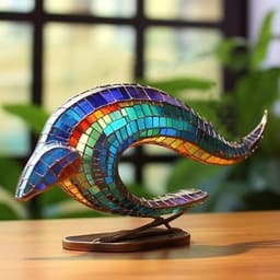 image-Wildlife Metal Art Wildlife Metal Art Base Table Decorations Flat Ornaments Home Decor