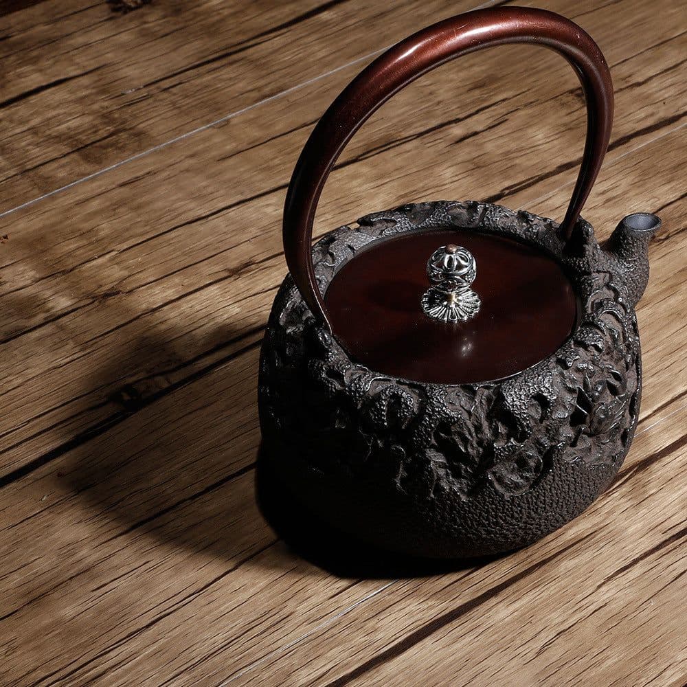 image-Household Fashion Pig Iron Pot Tea Set