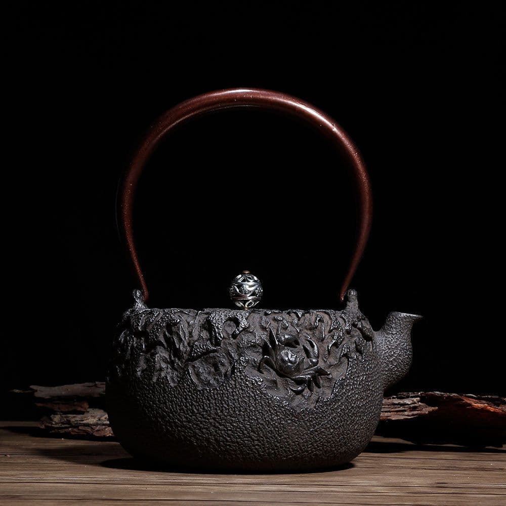 image-Household Fashion Pig Iron Pot Tea Set