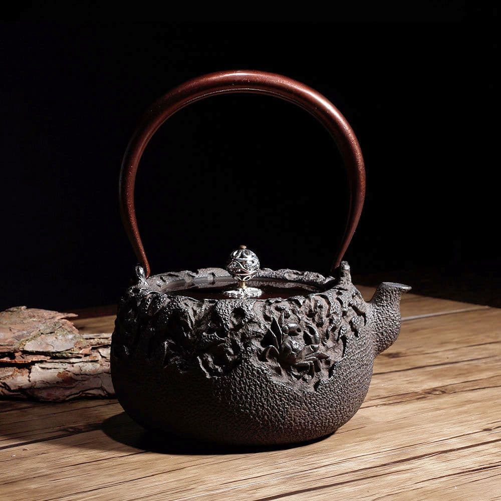 image-Household Fashion Pig Iron Pot Tea Set