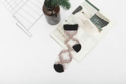 image-Korean Thin Glass Stockings Transparent Crystal Stockings
