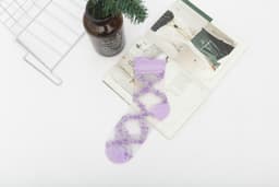 image-Korean Thin Glass Stockings Transparent Crystal Stockings