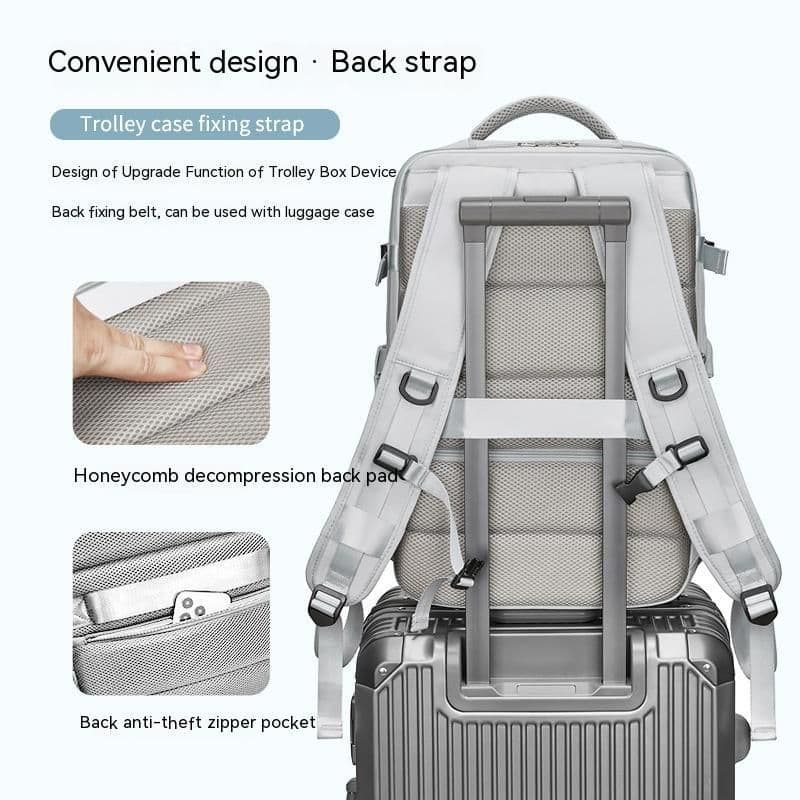 image-Expansion Backpack Women's Casual Dry Wet Separation Backpack