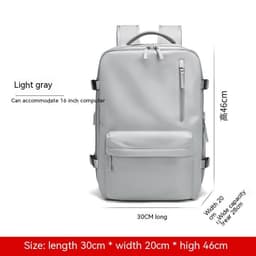 image-Expansion Backpack Women's Casual Dry Wet Separation Backpack