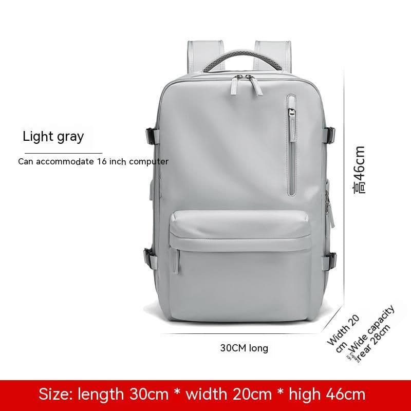 image-Expansion Backpack Women's Casual Dry Wet Separation Backpack