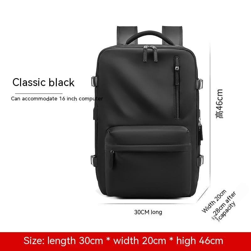 image-Expansion Backpack Women's Casual Dry Wet Separation Backpack