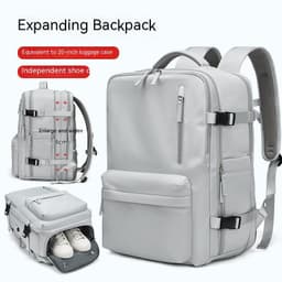 image-Expansion Backpack Women's Casual Dry Wet Separation Backpack