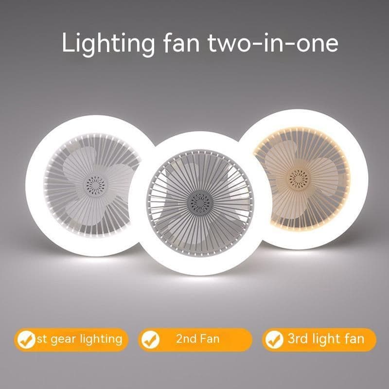 image-Remote Control E27 Screw Adjustable Light Bedroom Aromatherapy Small Fan Lamp