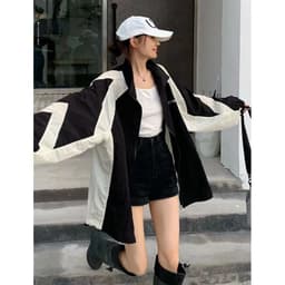 image-Sun Protection Clothing For Women Retro Workwear Outdoor Jacket Coat