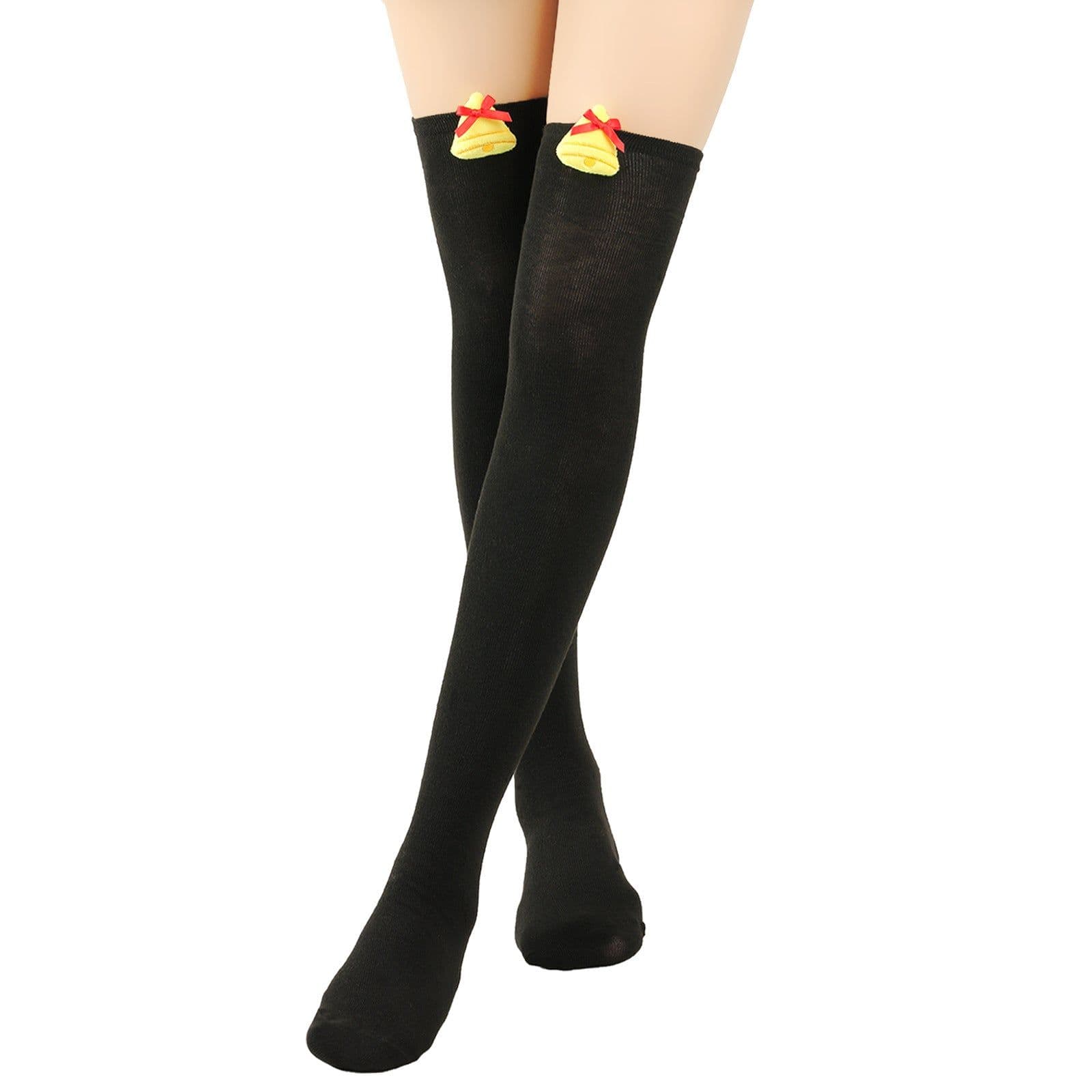 image-Christmas Doll Over-the-knee Stockings