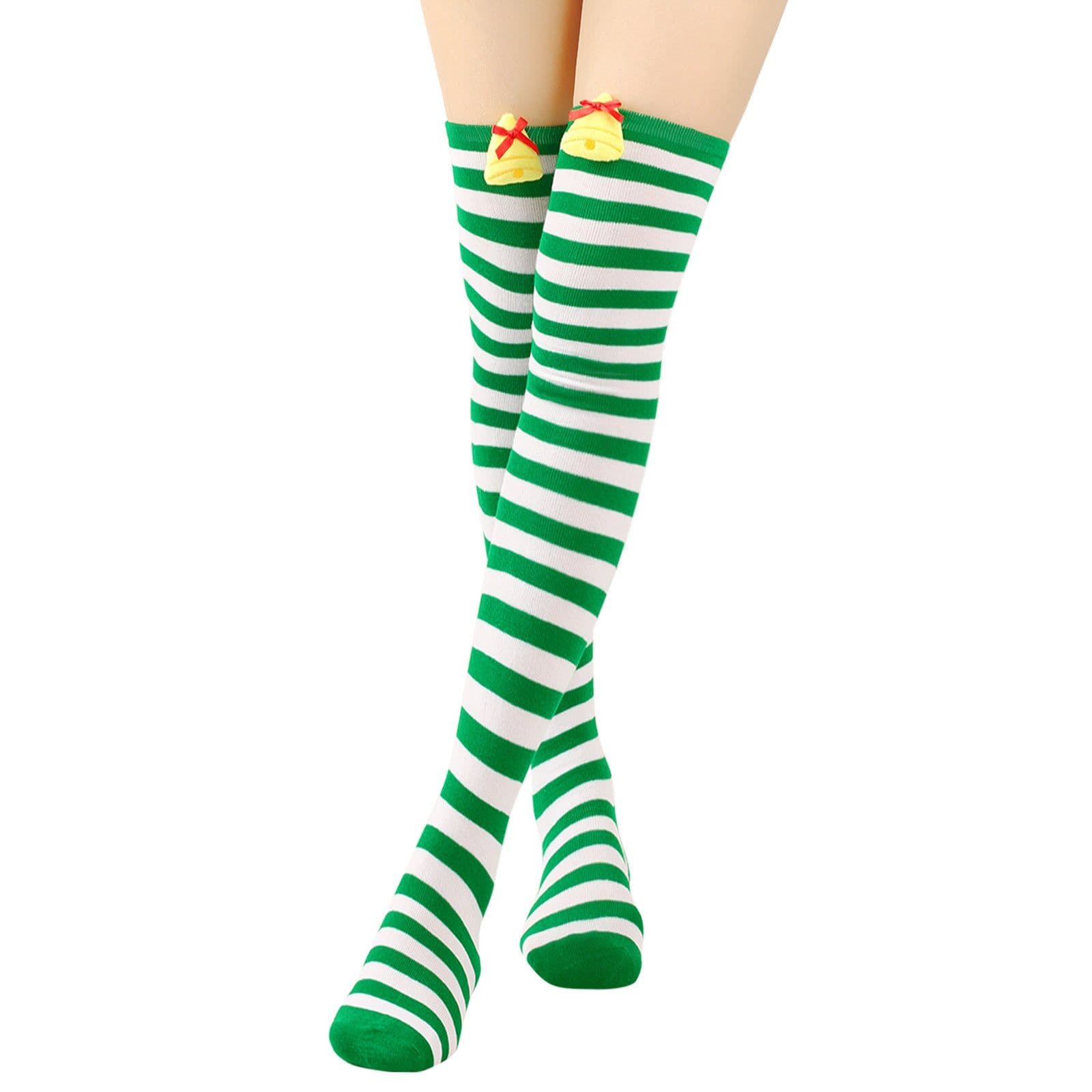 image-Christmas Doll Over-the-knee Stockings