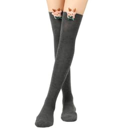 image-Christmas Doll Over-the-knee Stockings