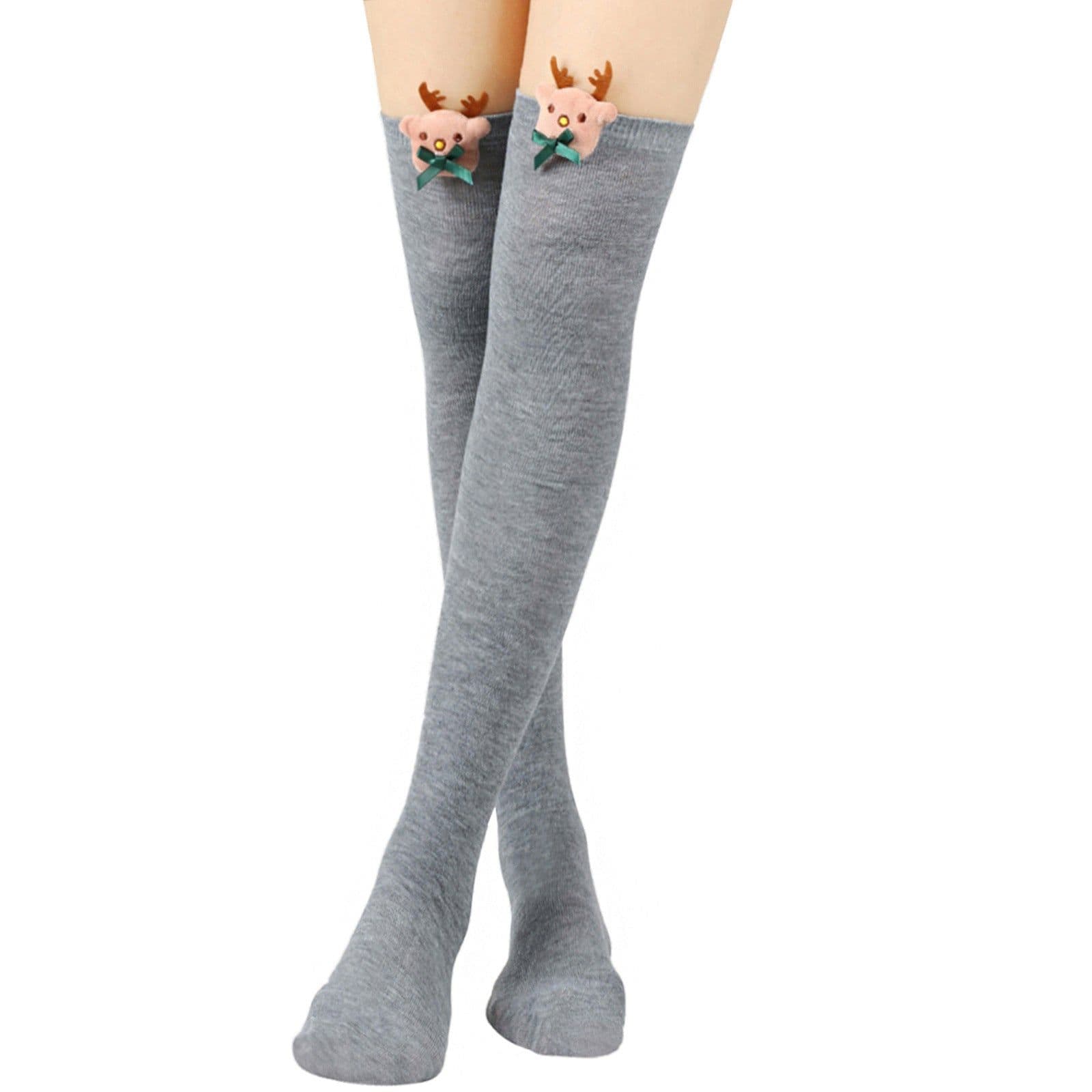 image-Christmas Doll Over-the-knee Stockings