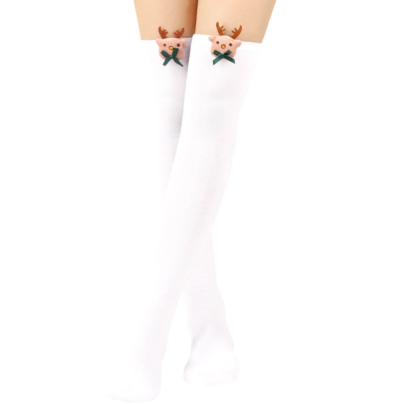 image-Christmas Doll Over-the-knee Stockings