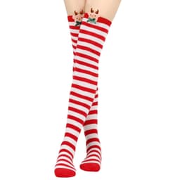 image-Christmas Doll Over-the-knee Stockings