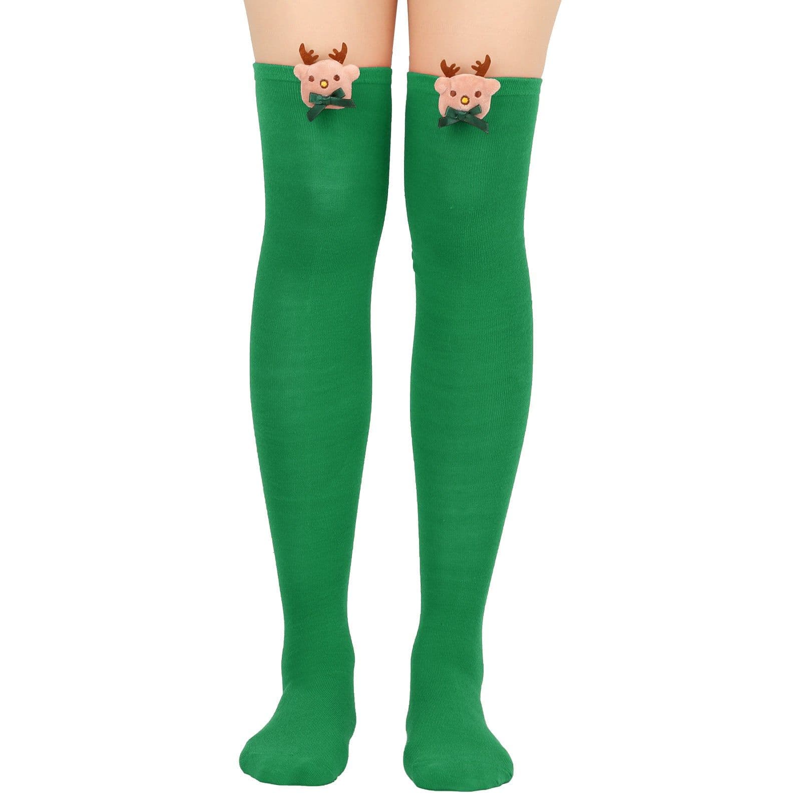 image-Christmas Doll Over-the-knee Stockings