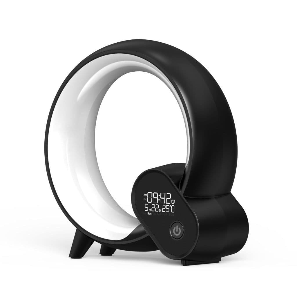 image-Creative Q Light Analog Sunrise Digital Display Alarm Clock Bluetooth Audio Intelligent Wake-up Q Colorful Atmosphere Light