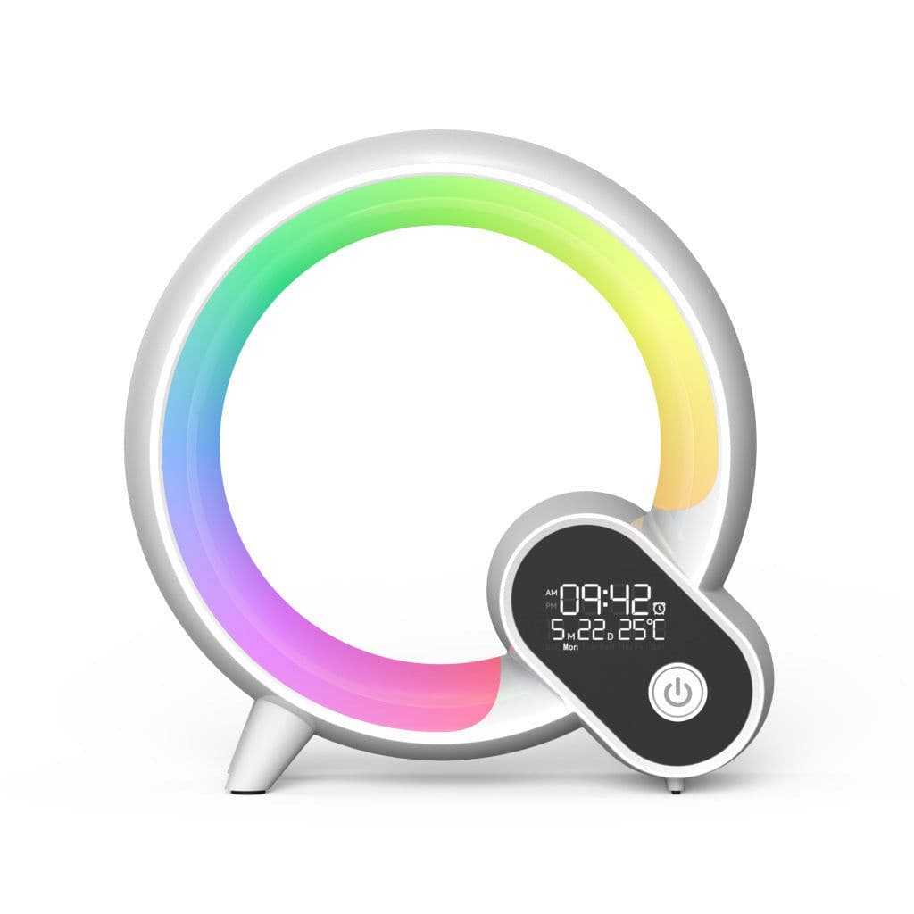 image-Creative Q Light Analog Sunrise Digital Display Alarm Clock Bluetooth Audio Intelligent Wake-up Q Colorful Atmosphere Light