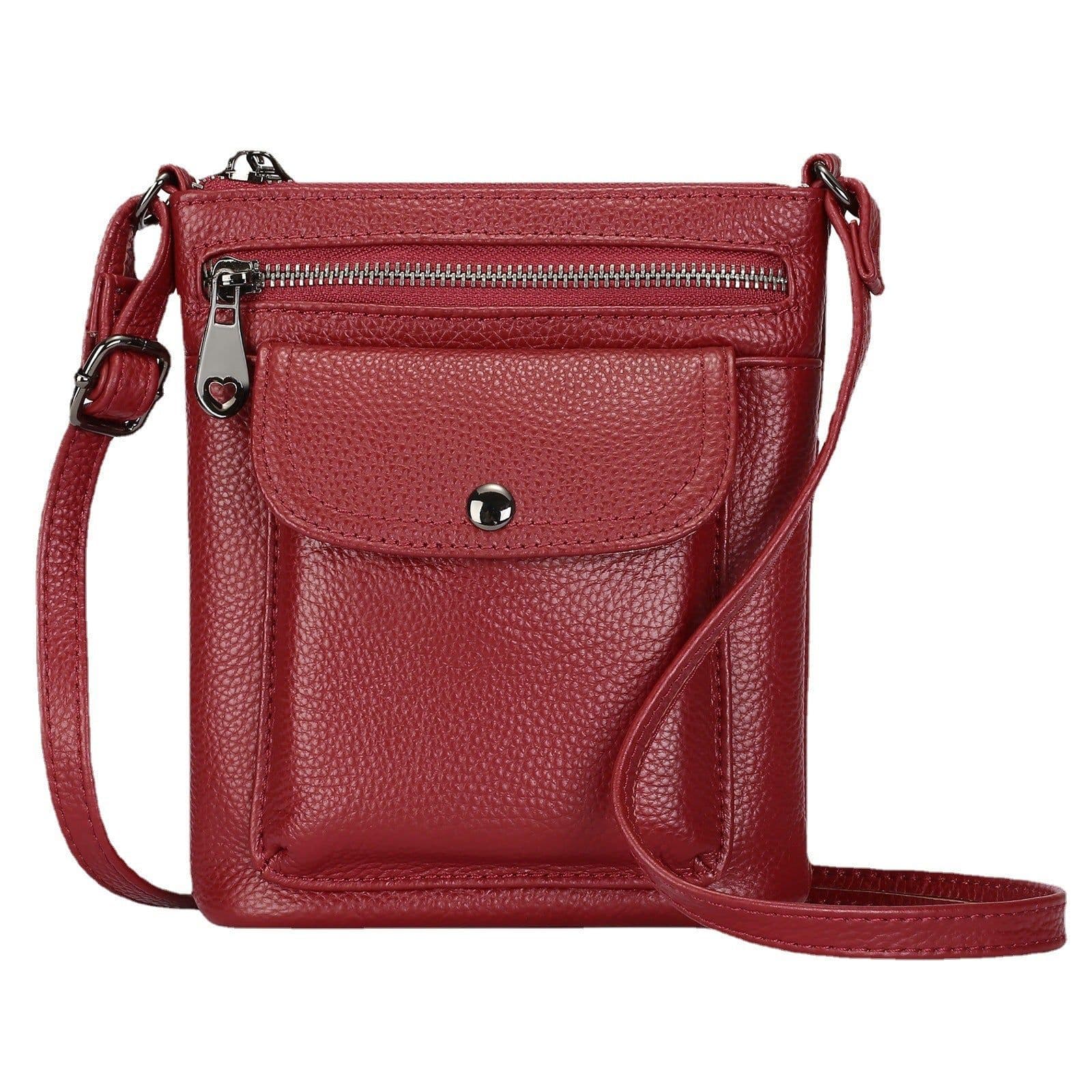 image-Large Capacity First Layer Cowhide Casual Women