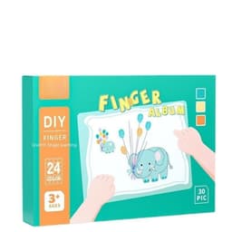 image-Washable Non-toxic Kindergarten Paint Hand Palm Painting Stamp Pad Graffiti Painting Toy