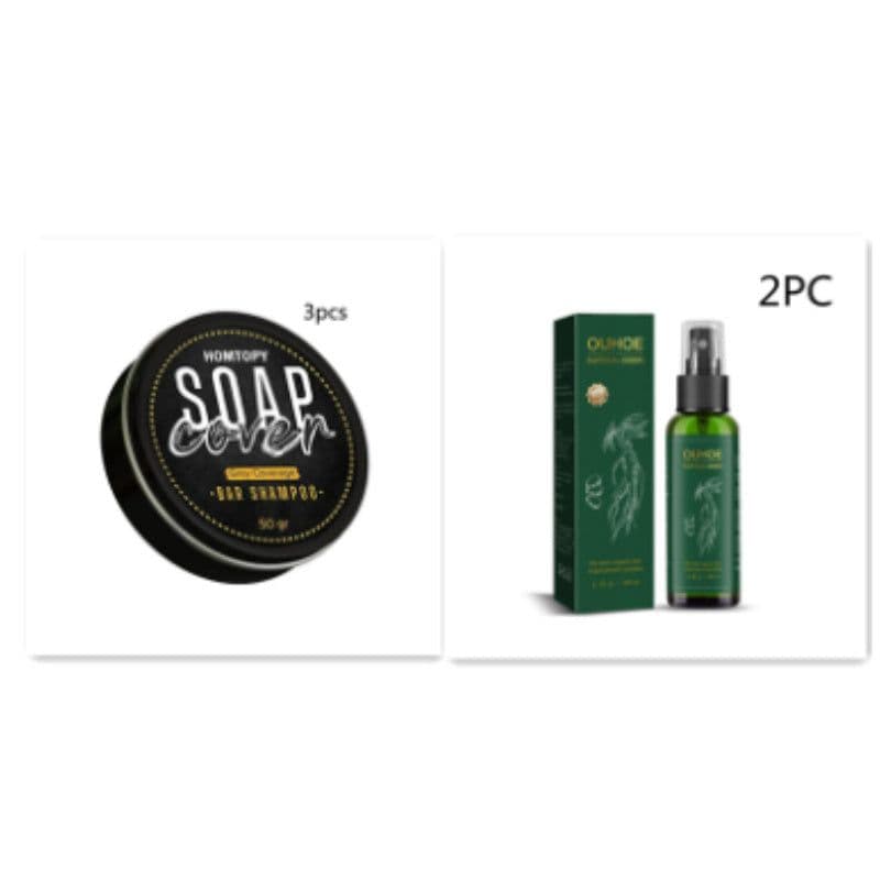 image-Polygonum Multiflorum Shampoo Handmade Soap Cleansing Nourishing Care