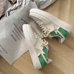 image-Men's Casual Sneakers Air Force No 1 White Shoes Youth Student Trendy Sneakers