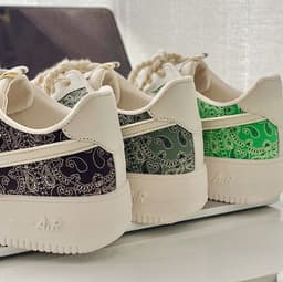 image-Men's Casual Sneakers Air Force No 1 White Shoes Youth Student Trendy Sneakers