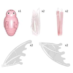 image-Girls Electrical Butterfly Wings With Lights Glowing Shiny Dress Up Moving Fairy Wings For Birthday Wedding Christmas Halloween