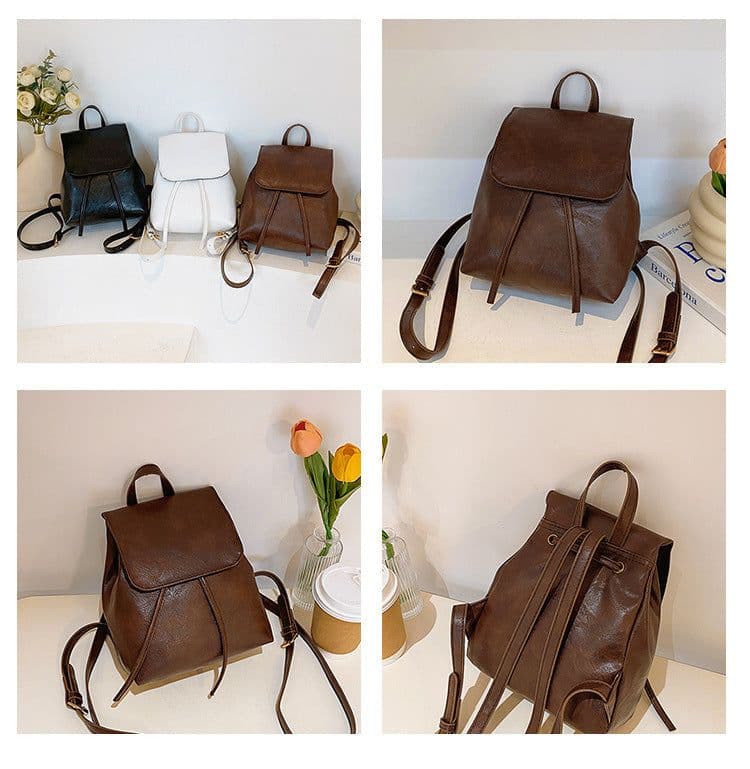 image-Women's Retro Fashion Casual Travel Backpack