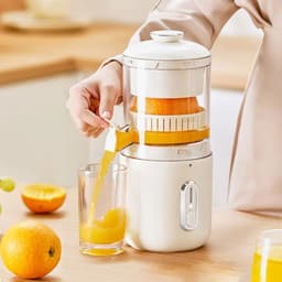 image-Multifunctional Wireless Electric Juicer Steel Orange Lemon Blender USB Portable Mini Fruit Squeezer Pressure Juicer Kitchen