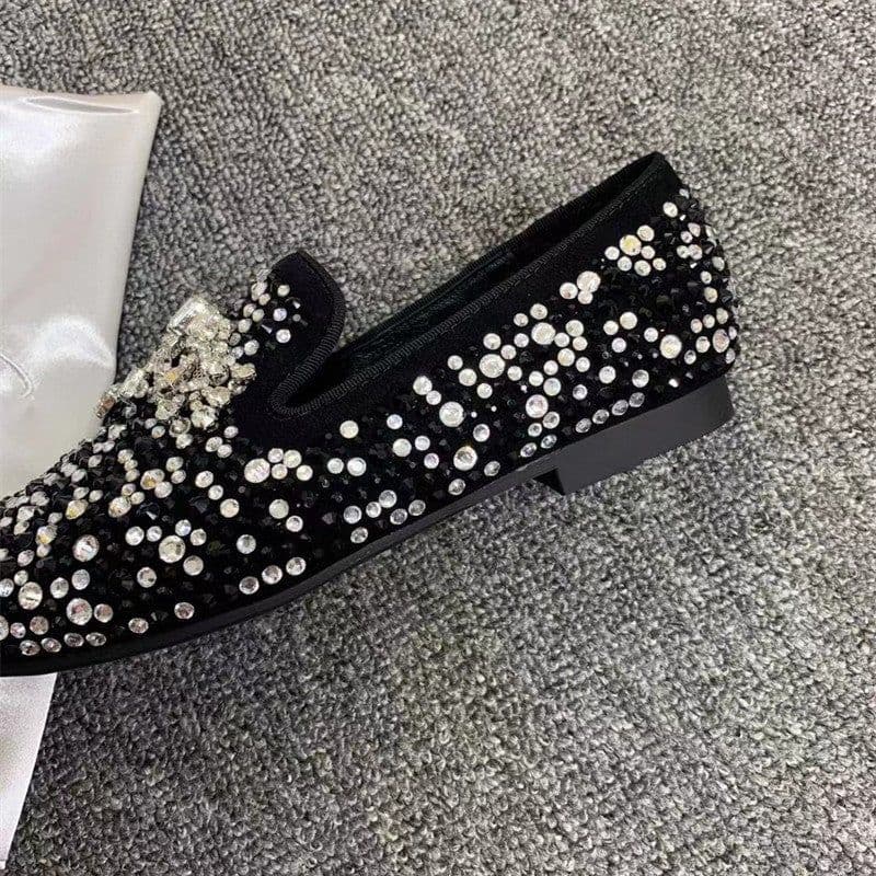 image-Men's Fashion Casual Carbon Diamond Flat Shoes