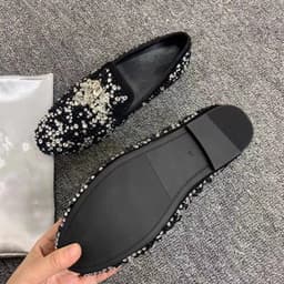 image-Men's Fashion Casual Carbon Diamond Flat Shoes