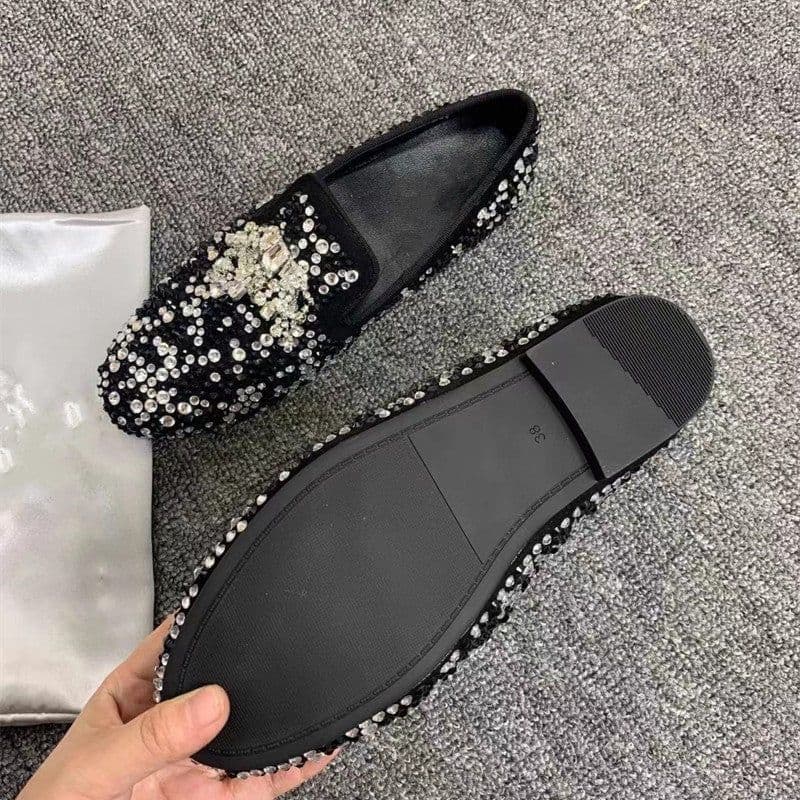 image-Men's Fashion Casual Carbon Diamond Flat Shoes