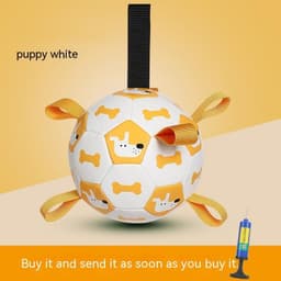 image-Pet Interactive Football Dog Outdoor Toy Molar Long Lasting