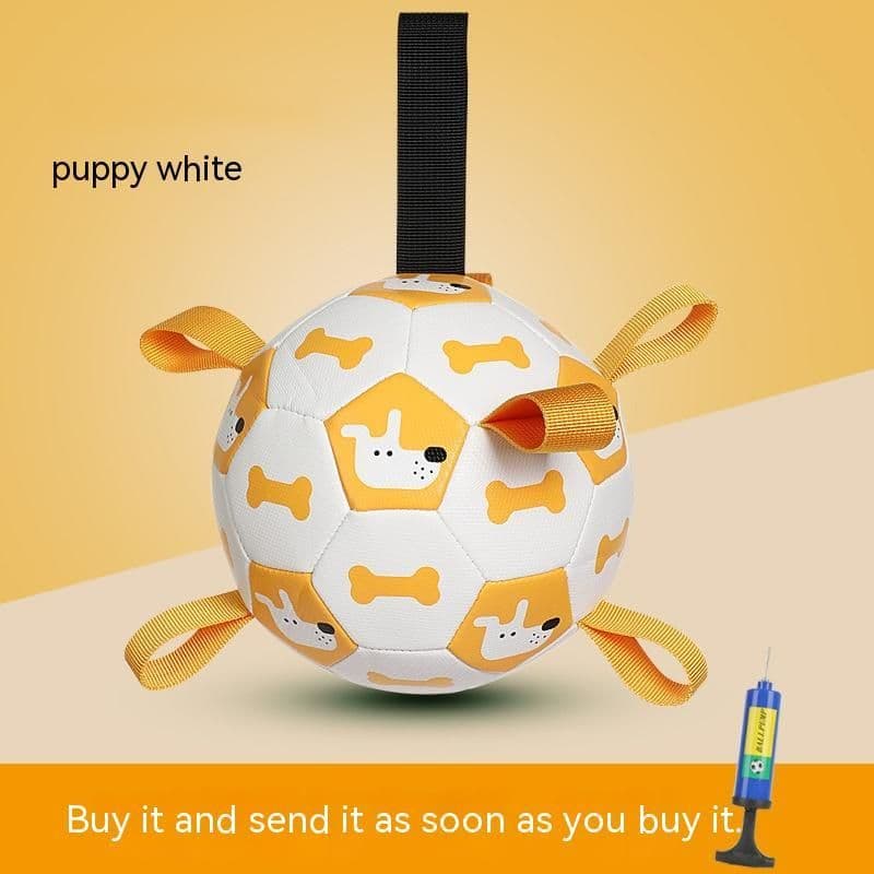 image-Pet Interactive Football Dog Outdoor Toy Molar Long Lasting