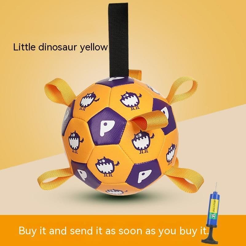 image-Pet Interactive Football Dog Outdoor Toy Molar Long Lasting