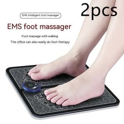 image-EMS Foot Massager Pad Portable Electric Muscle Stimulation Massage Mat Improve Blood Circulation Relief Pain Relax Feet
