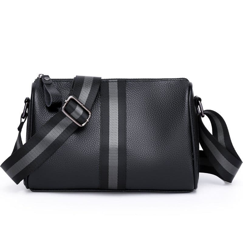 image-One-shoulder Crossbody Leather Large Capacity Bag