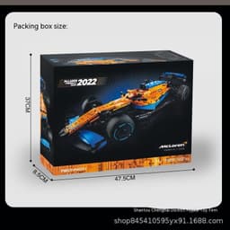 image-Mailun F1 Racing P9926 Technology Machinery Group Series Boys Puzzle Small Particles Assembled Building Block Toys