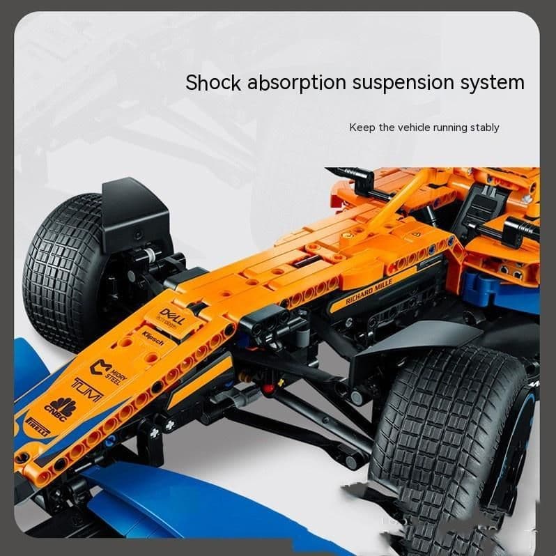 image-Mailun F1 Racing P9926 Technology Machinery Group Series Boys Puzzle Small Particles Assembled Building Block Toys