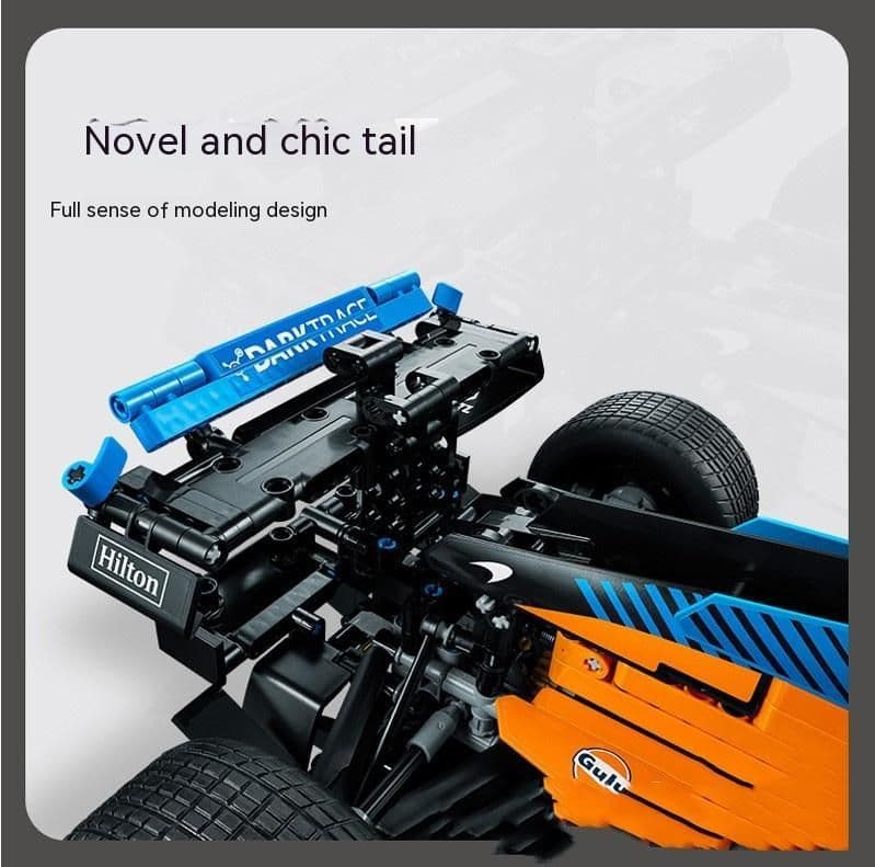 image-Mailun F1 Racing P9926 Technology Machinery Group Series Boys Puzzle Small Particles Assembled Building Block Toys
