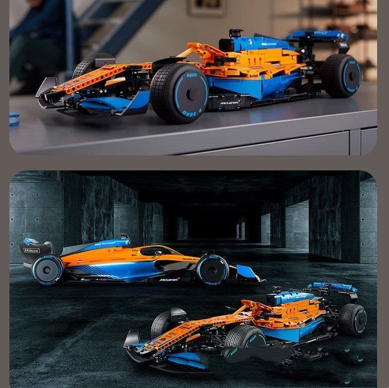 image-Mailun F1 Racing P9926 Technology Machinery Group Series Boys Puzzle Small Particles Assembled Building Block Toys