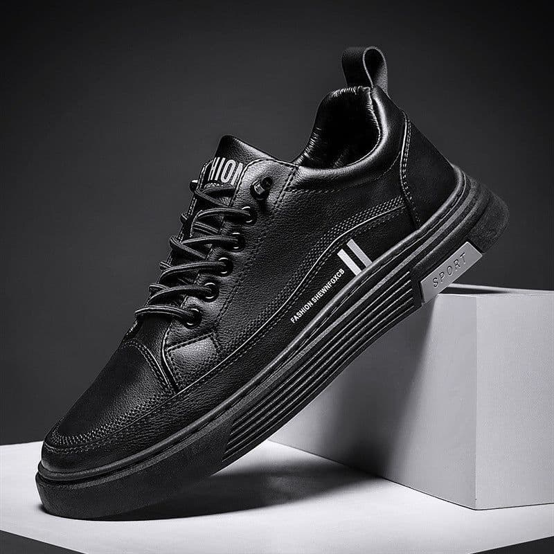 image-Men's Fashion Casual Microfiber Soft Bottom Skateboard Shoes