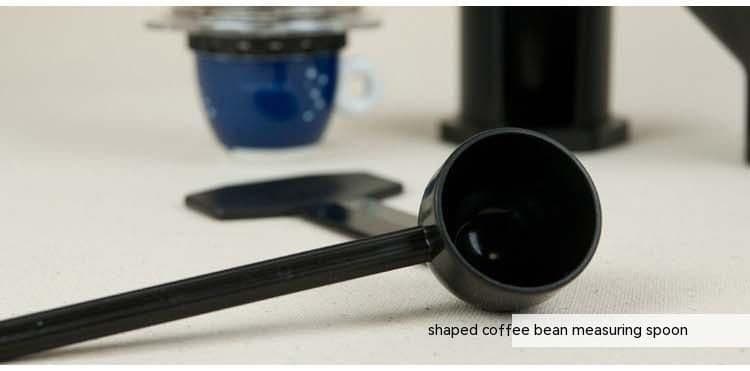 image-Portable Manual French Press Coffee Machine With 350 Pieces Of Coffee Filter Paper