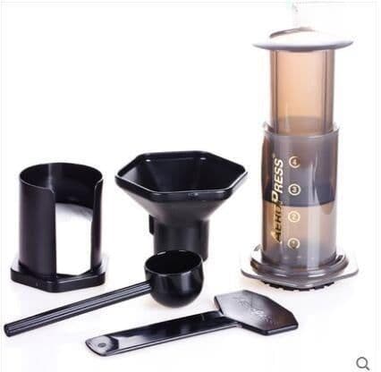 image-Portable Manual French Press Coffee Machine With 350 Pieces Of Coffee Filter Paper