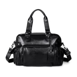 image-Men's Fashion Casual Solid Color Travel Handbag