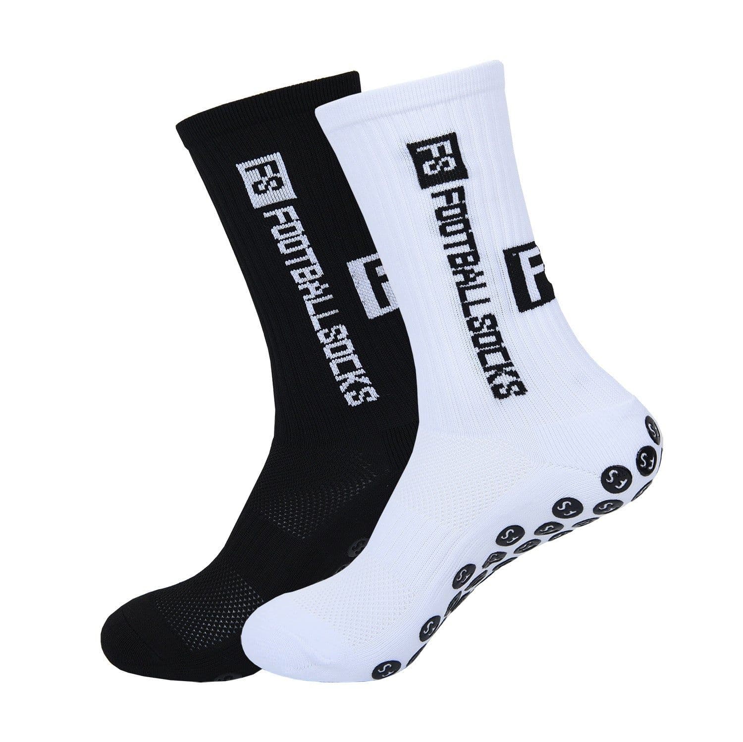 image-Mid-calf Professional Football Socks Round Silicone Non-slip Socks With Non-slip Rubber Soles