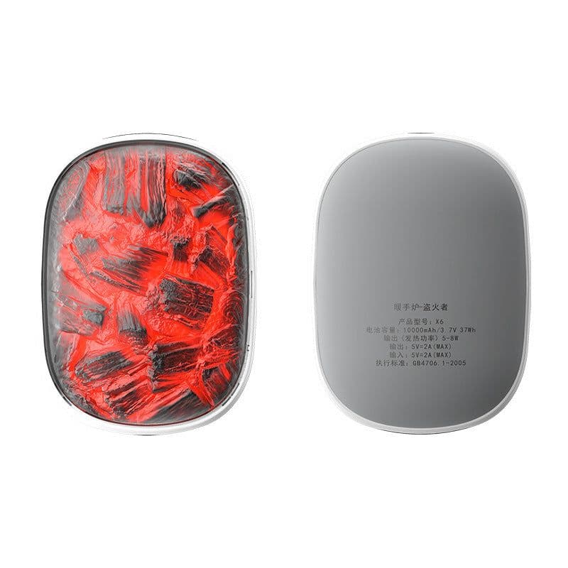 image-Dynamic Flame Portable Rechargeable Hand Warmer Dual-use